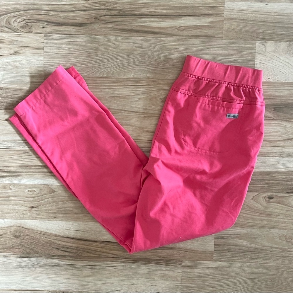 Grey's Anatomy Bright Pink Straight Leg Scrub Bottoms